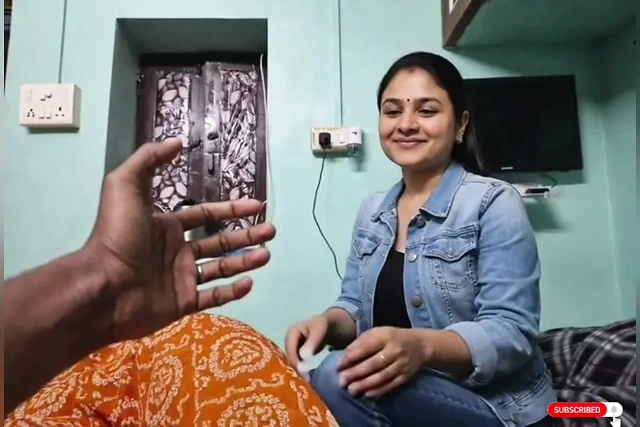 Stepsister just wanted to watch Me, but this happened Desi Hot