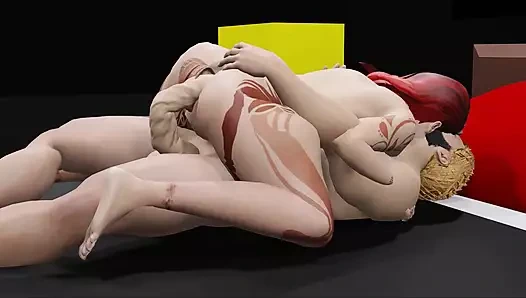 VAHŞI BIR ÜÇLÜ GRUP SEKS