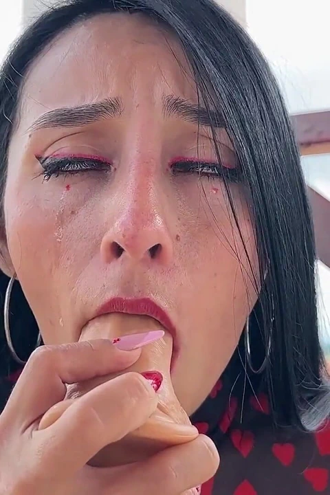 Boğazımı Yapay Penisle Siktiğini Görmek Istiyorum - Derin Boğaz, Boğaz Turtası