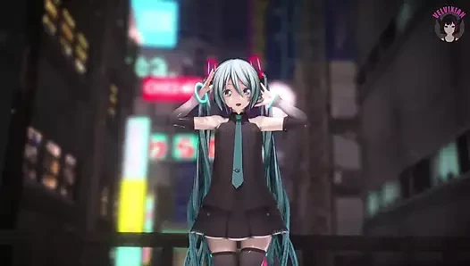 Harika götlü hatsune miku dans ediyor (adım adım soyunuyor)
