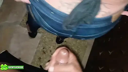 Lucky Gurl Sammies World - Hot Public Patio Sex in Las Vegas