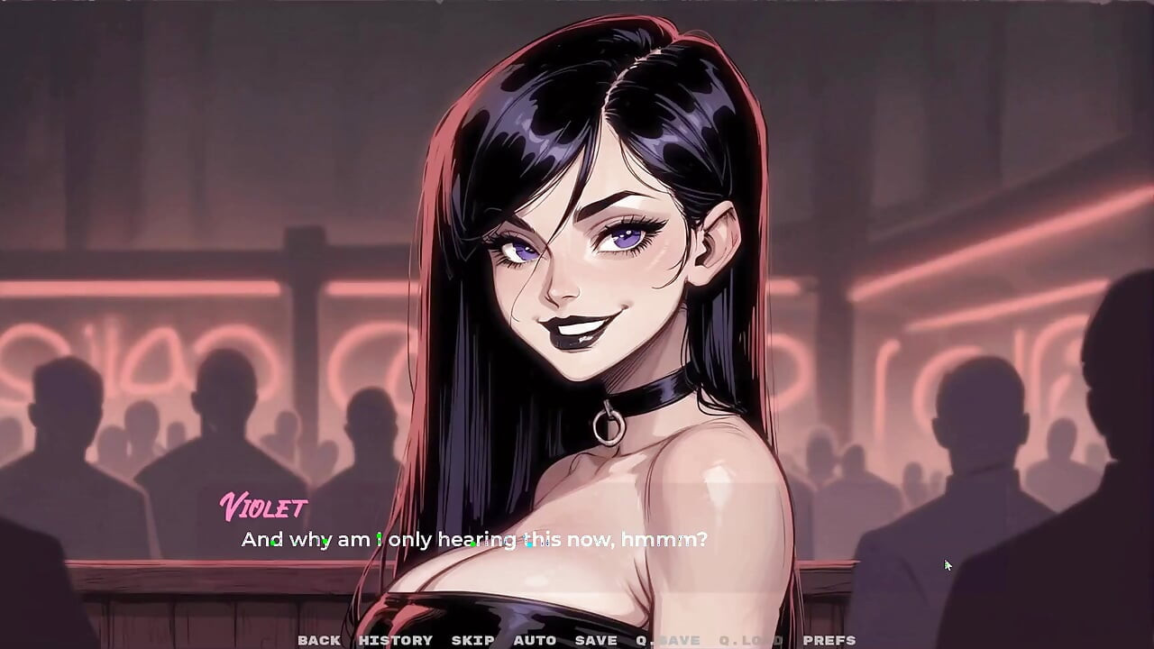 My New Girlfriend  Taboo Hentai Game  Ep.40 Goth Girl Blowbang in the Toilet!