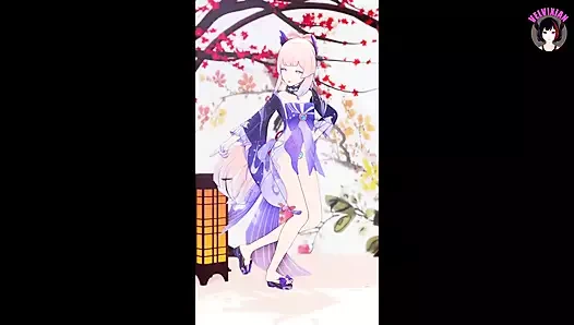 Genshin impact - seksi dans + böcek tarafından sikişiyor (3 boyutlu hentai)