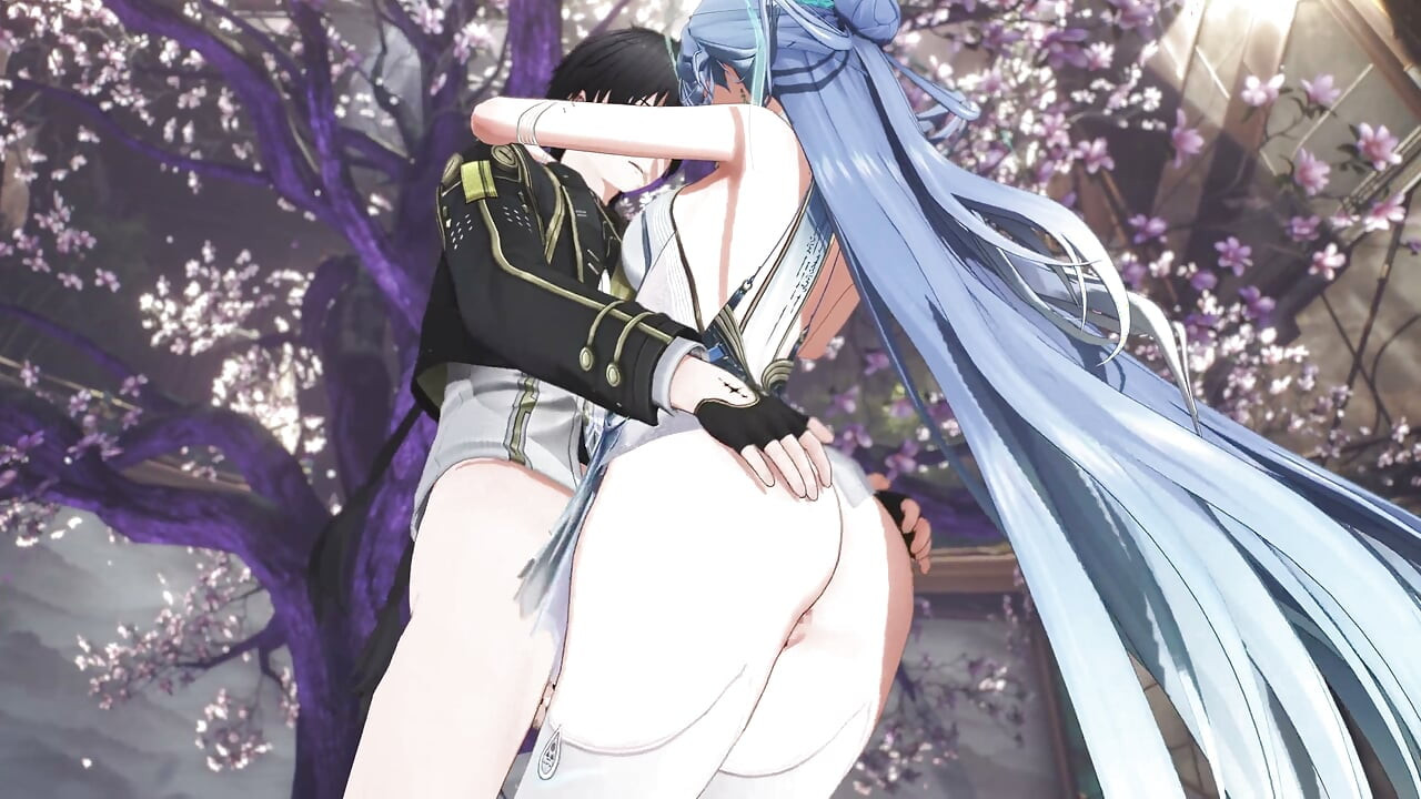 Titreyen dalgalar - qingxiao tutkulu seks sahnesi - 3 boyutlu hentai animasyonları