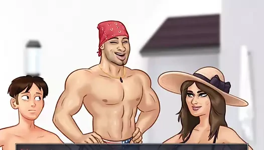 Summertime destan şapkası 67 - belediye başkanının karısının göğüslerine masaj yapmak