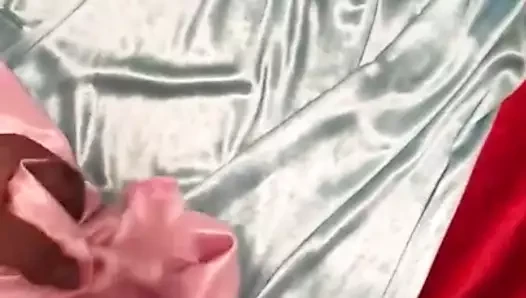 Using satin pajama cum