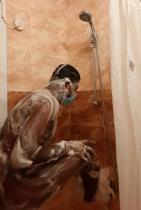 Gay boy hot Shower