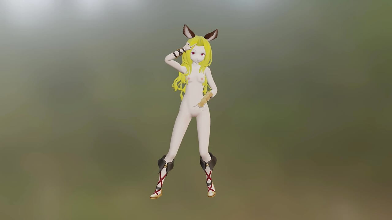 S-cathacha pokedance sarışın saç rengi düzenleme smixix