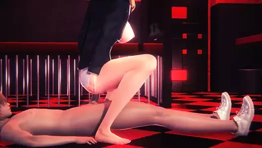 Hentai sansürsüz - nagisa bir bsdm odasında kovboy kız becerdin