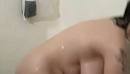 Sıcak beyaz kız gösterisi