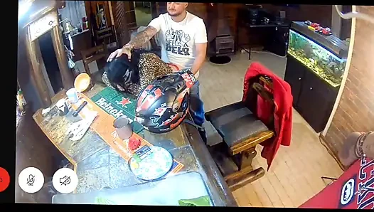 Karımı ring kamerasında exstreme motocross binicisiyle aldatırken yakaladım