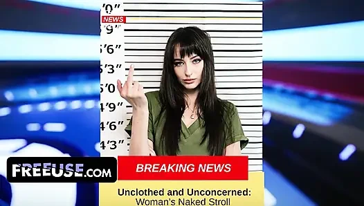 Dengesiz Lana Smalls Johnny Palms onu yakalayana kadar sokaklarda çıplak yürüyor