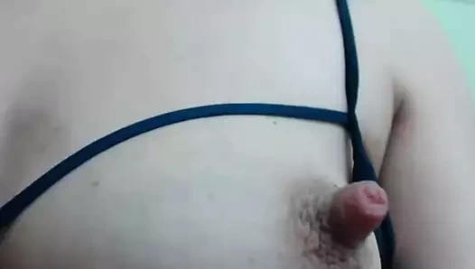 Uzun sert büyük meme