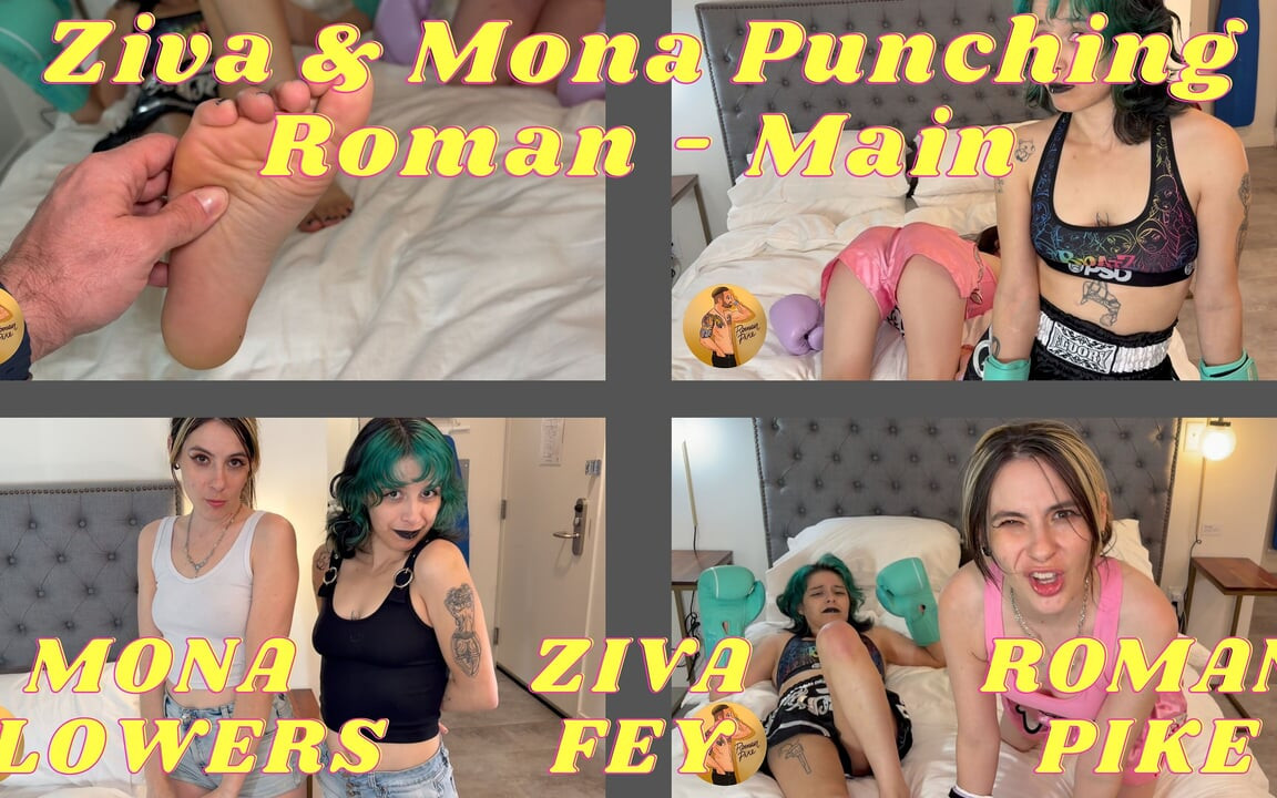 Ziva Mona Roman Main 4k'ya yumruk sokuyor