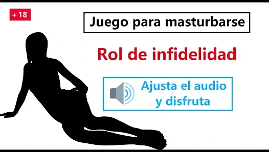 JOI hentai en espanol. Doble infidelidad, juego para mast...