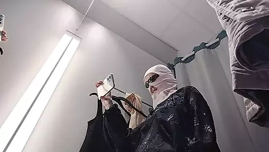 Sexy brunette in dressing room, hairy pussy, big ass, big tits. Amateur wife hairy pussy big tits big nipples big ass