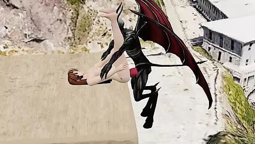 Yarasa canavar güzel olgun kız iyi sikişiyor