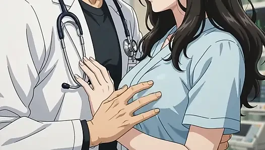 Horny doctor seduce milf and fuck her ass hard