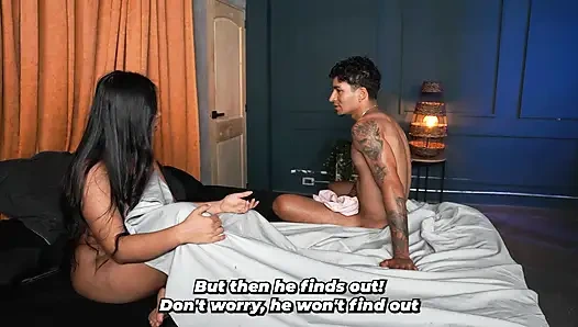 Üvey oğul yanlışlıkla büyük memeli üvey annesini sikiyor - thiago lopez ve lina henao