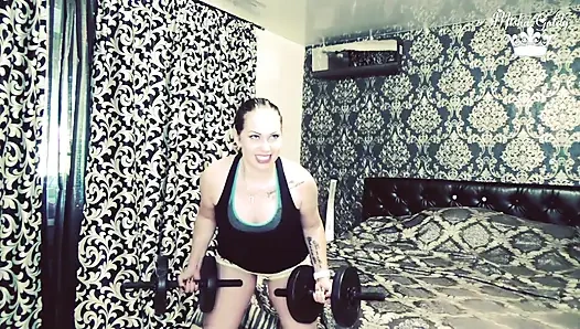105 podnoszenia ciężarów powtarza wyzwanie biceps!