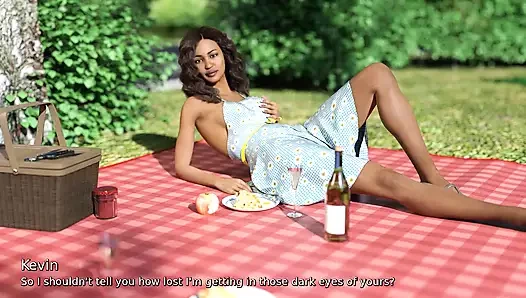 Kalbin olduğu yer: parkta olgun genç erkek avcısı orta yaşlı seksi kadınla piknikte - bölüm 211