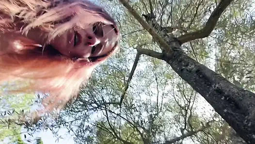 Real Couple Hot Outdoor Sex - Pussy Eating, Passionate Missionary, Hard Doggy Style & Cum on Face Facial