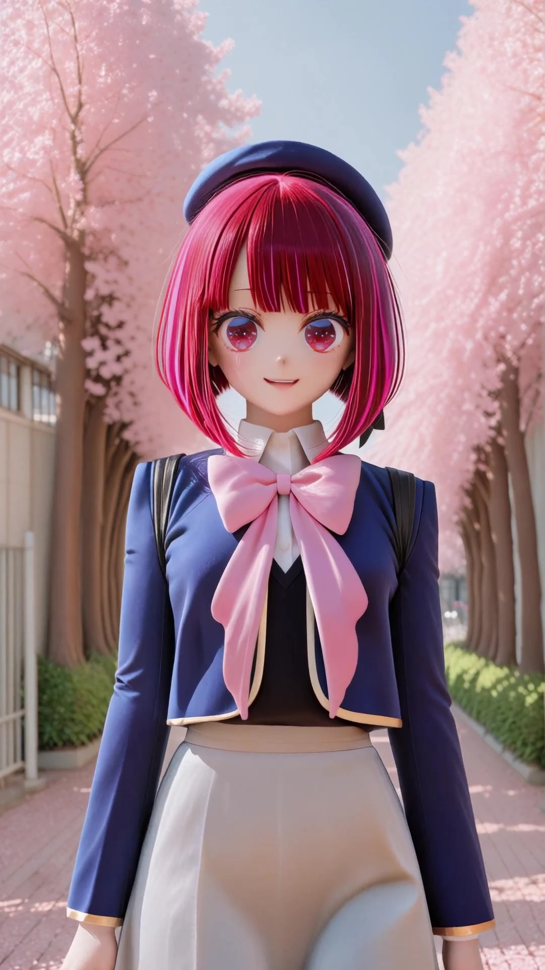 An ugly fat guy has rough sex with Arima Kana dressed in a Japanese schoolgirl uniform in a school hall