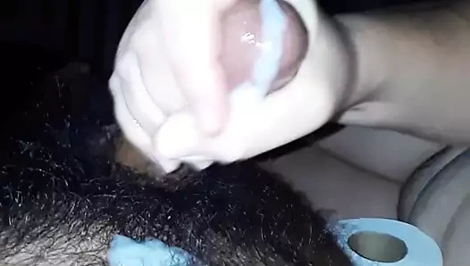 Handjob itibaren seksi milf pawg eş