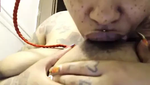 Gösteri ile kam kız ile dev memeler