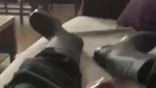 Bekina lastik memelere boşalma