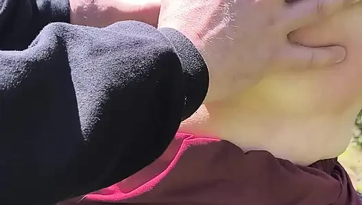 Tits banging on high stand