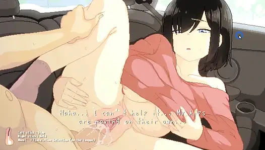 Hentai oyunu - kış sıcağında büyük memeli bebek - yoğun seks ve sakso