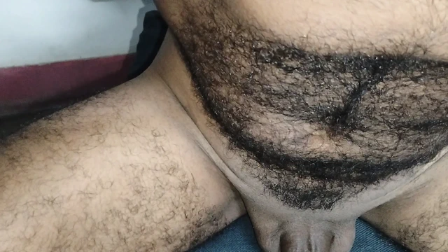 Massage of the penis with Ayurvedic oil. Massage the penis with homemade oil made with herbs.