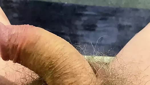 Azgın sabah sert yarağı okşuyor