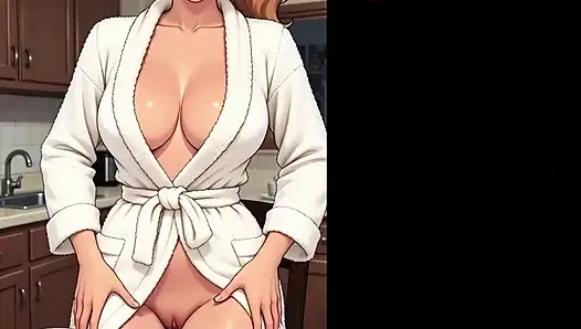 Une belle-mère se dissout avec sa chatte gluante - Viens avec moi à 100 % tu vas jouir - dirty talk
