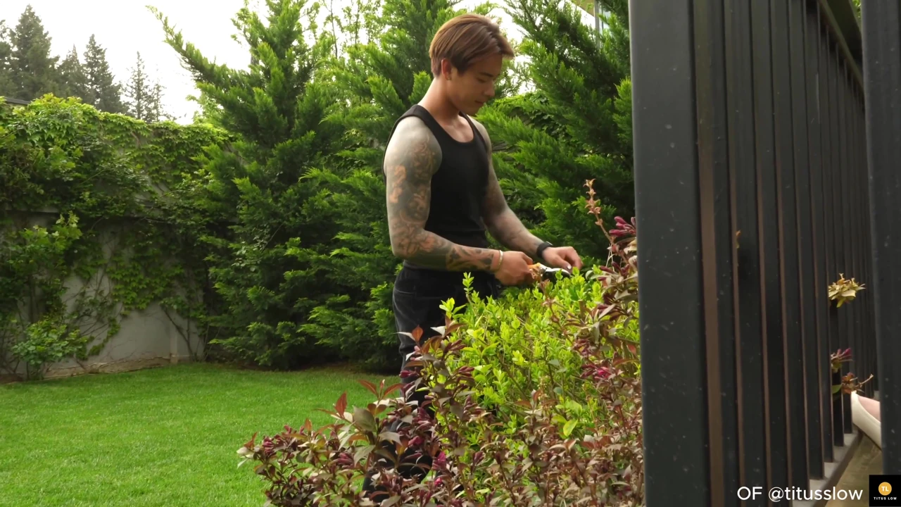 Fucking My Hot Gardener on His Job
