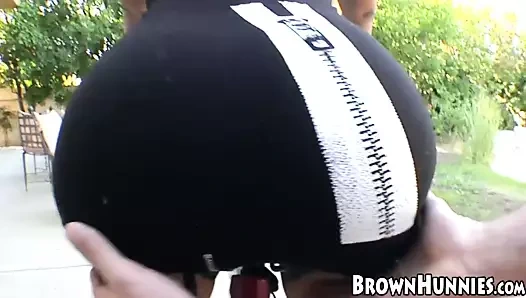 yağlanmış abanoz biter ile sıcak cum içinde ağız sonra vurma