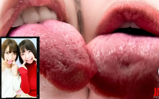 Arisa and Miku's Trio Kiss: a Dance of Tongues