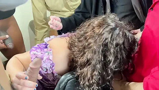 6 yetenekliler bu 2 yaramazla sikişiyor, bir sürü çifte penetrasyon ve anal seks