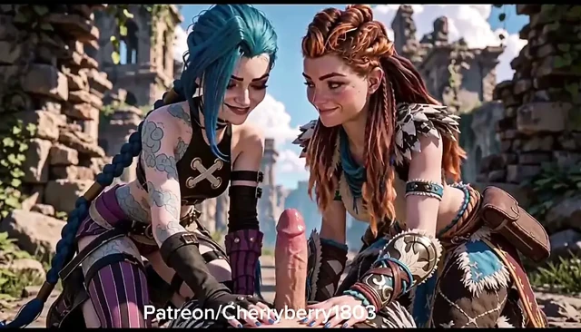 Jinx ve Aloy - lezbiyen