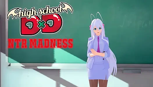 Öğretmen Rossweisse bana sakso çekmem için beni gözaltına gönderiyor - dxd ntr madness series