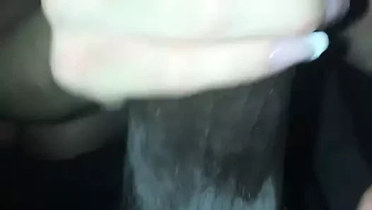 Evli kadın büyük zenci emiyor