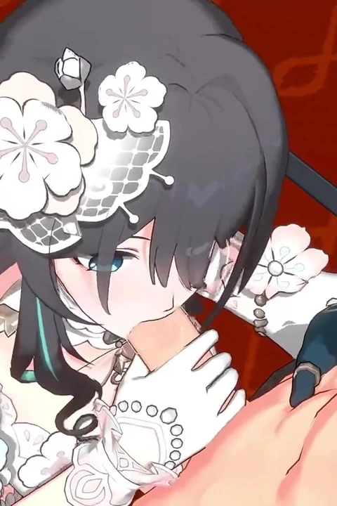 Honkai star rail - ruan mei x caelus tutkulu seks - 3d hentai animasyon