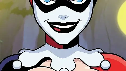 Sıkı kel götlü amcık Harley Quinn azdırıyor