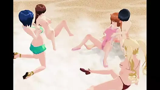 Plaj günü bölüm 2 - hentai porno