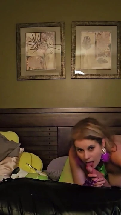 FEEDING her SEX SLAVE FUCK TOY his own CUM after MOMMY JERKS OFF his BIG COCK | Clip 1