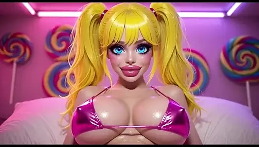 Seksi çizgi film misyoner simülatörü, ai animasyon
