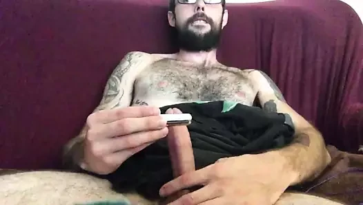 Solo jerk off cumshot 2