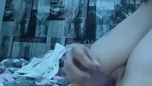Amcığıma ve götüme dildo