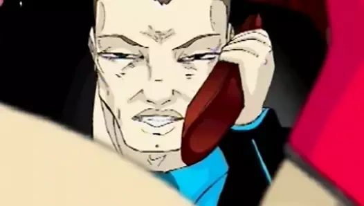 Büyük memeli çizgi film sürtük amını yalıyor